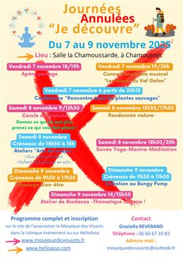 Affiche annulation - Mosaïque des vivants