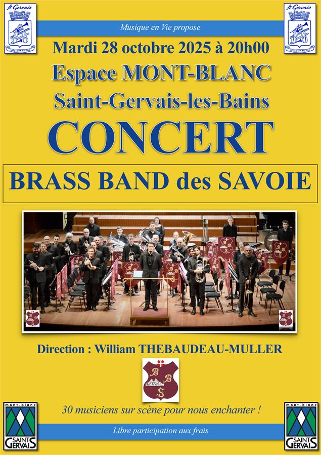 Concert du Brass Band des Savoie_Saint-Gervais-les-Bains