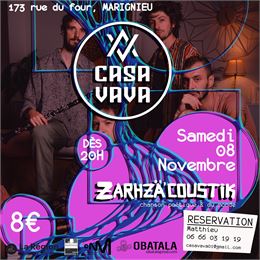 Concert ZARHZAcoustik à la Casa Vava_Marignieu - Casa Vava