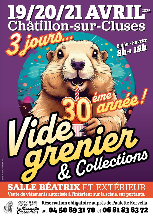 Vide Grenier & Collections_Châtillon-sur-Cluses - La Marmotte Cassandrine