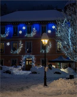 Mairie de Beaufort décorations Noël - OTAB