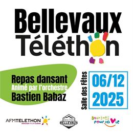 Repas dansant au profit du téléthon_Bellevaux - Sapeurs Pompiers de Bellevaux