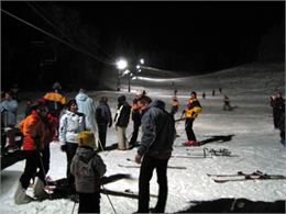 Ski Nocturne au Stade de Neige du Col du Feu_Lullin - OT ADL