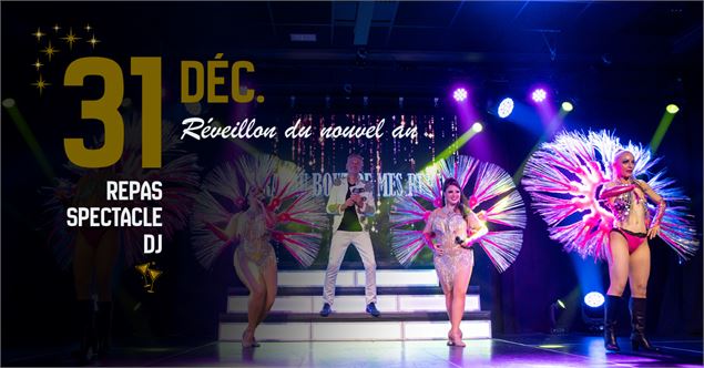 Affiche Nouvel An - Le Cabaret du Mont-Blanc