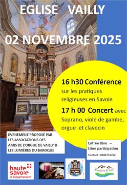 Itinérances Musicales Baroques en Pays de Savoie_Vailly - Les Amis de l'Orgue