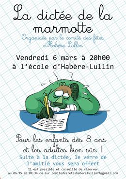 La Dictée de la Marmotte_Habère-Lullin - Comité des Fêtes d'Habère-Lullin