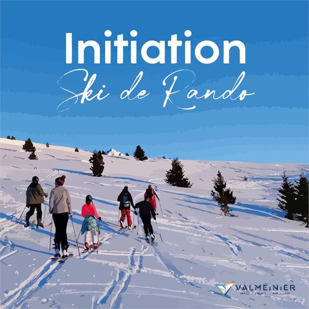 Affiche initiation ski de rando - Erwan Madec - OT Valmeinier
