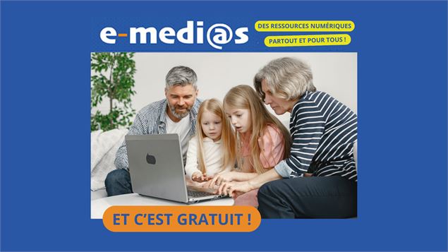 Découvrez e-medi@s : Offres numériques (musique, films, livres, formation...)_Bourg-Saint-Maurice