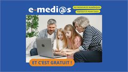 Découvrez e-medi@s : Offres numériques (musique, films, livres, formation...)_Bourg-Saint-Maurice