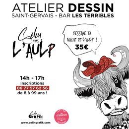 Atelier -Dessine ta vache de l'Aulp !_Saint-Gervais-les-Bains
