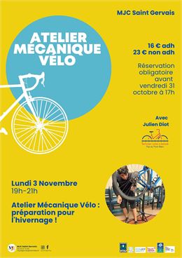 MJC - Atelier Mécanique Vélo: préparation pour l'hivernage !_Saint-Gervais-les-Bains