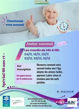 ateliers CARSAT "le sommeil" - Artémis