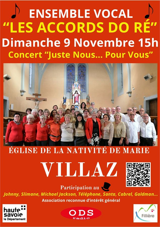 Concert de variété, juste nous pour vous_Villaz - Les Accord Do Ré