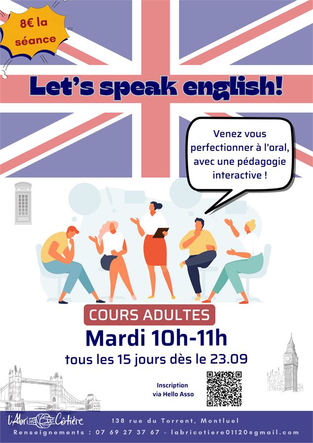 Anglais adultes - L'Abricotière