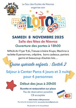 Loto du Sou des Ecoles de Nievroz - ras