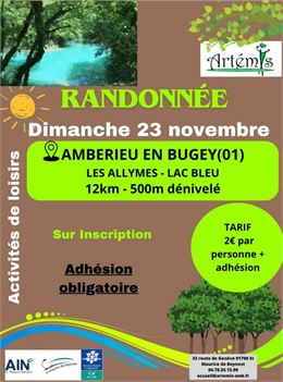 Randonnée pédestre à Ambérieu en Bugey - Artémis