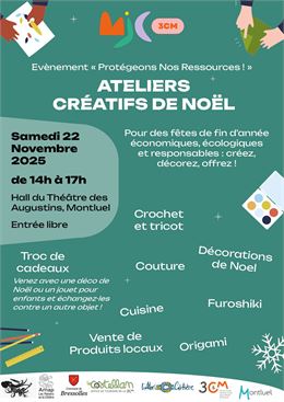 Ateliers Créatifs de Noël - MJC