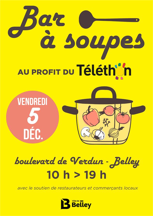 Bar à soupe au profit du Téléthon de Belley_Belley - Ville de Belley