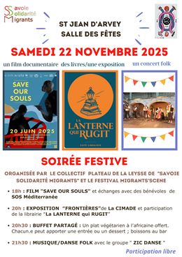 Soirée festive - Savoie solidarité migrants