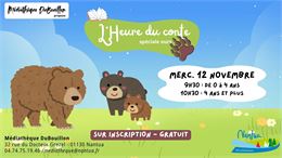 Affiche animation - Médiathèque DuBouillon