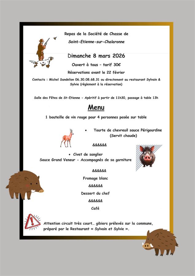 Repas des chasseurs_Saint-Étienne-sur-Chalaronne