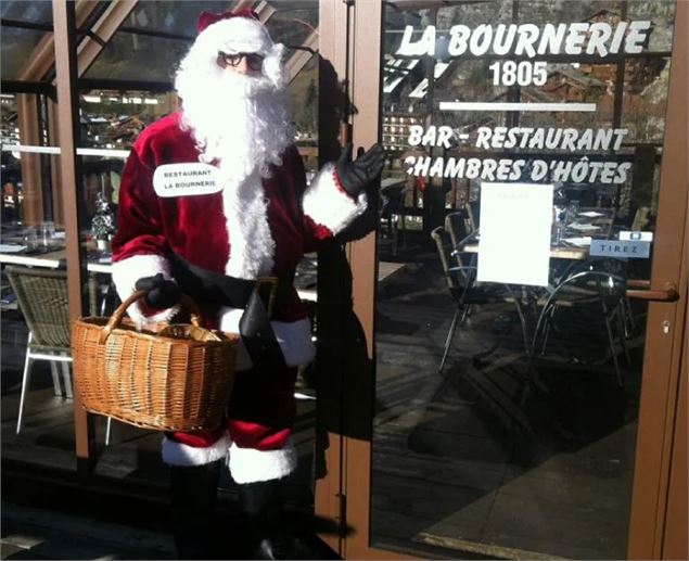 Arrivée du Père Noël à la Bournerie - La Bournerie