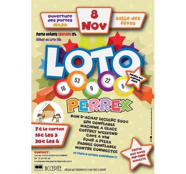 Loto - Sou des écoles perrex