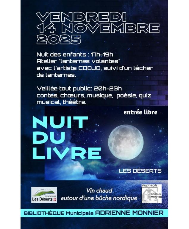 Nuit du Livre - Bibliothèque  A.Monnier