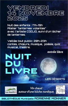 Nuit du Livre - Bibliothèque  A.Monnier