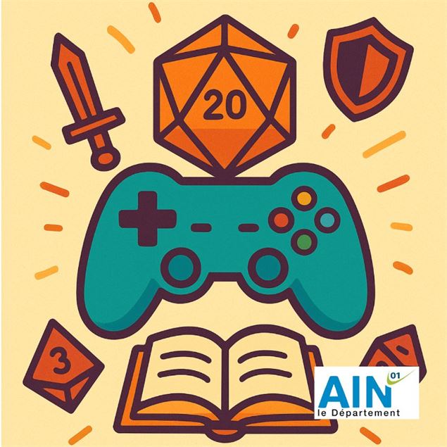 JDR au lac spécial univers Jeux vidéo ! « Des pixels aux dés » - DR