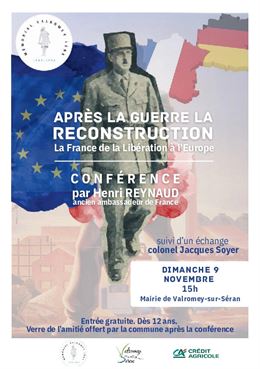 Conférence "Après la guerre la reconstruction"_Valromey-sur-Séran - Mairie de Valromey Sur Séran