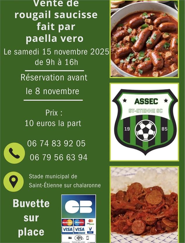 Vente de rougail saucisse_Saint-Étienne-sur-Chalaronne