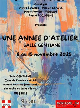 Exposition "Une année d'atelier"_Saint-Jean-de-Maurienne - Atelier Indigo