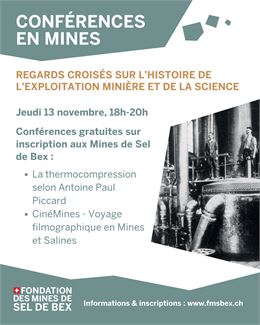 Conférences en Mines_Bex - Mines de sel de Bex