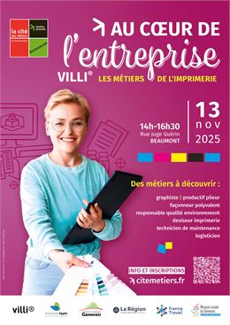 Au cœur de l'entreprise Villi® : découverte des métiers de l’imprimerie - Cité métiers Annemasse 