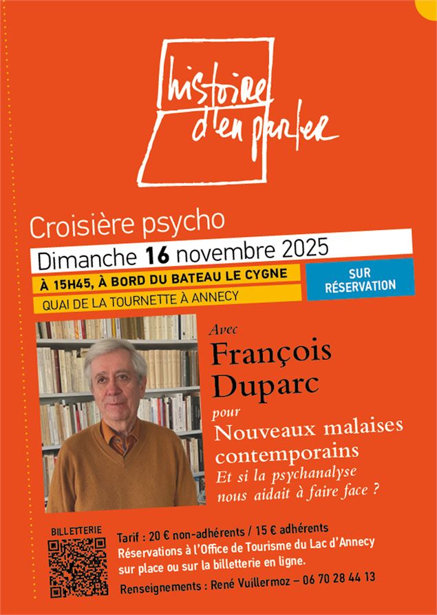 Croisière psycho avec François duparc_Annecy - Histoires d'en parler