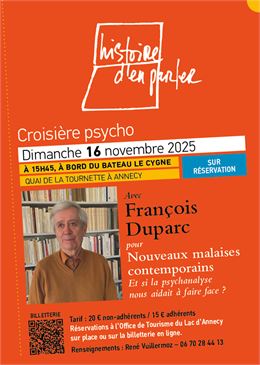 Croisière psycho avec François duparc_Annecy - Histoires d'en parler
