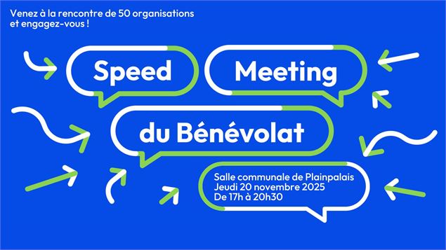 Venez à la rencontre de 50 organisations et engagez-vous ! Speed Meeting du Bénévolat. Salle communa