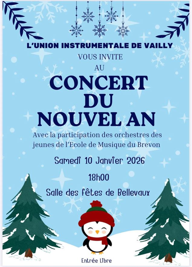 Concert du Nouvel An_Bellevaux - Union Instrumentale de Vailly