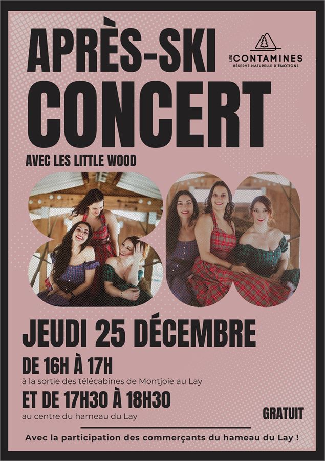 Concert après-ski au Lay : Little Wood_Les Contamines-Montjoie