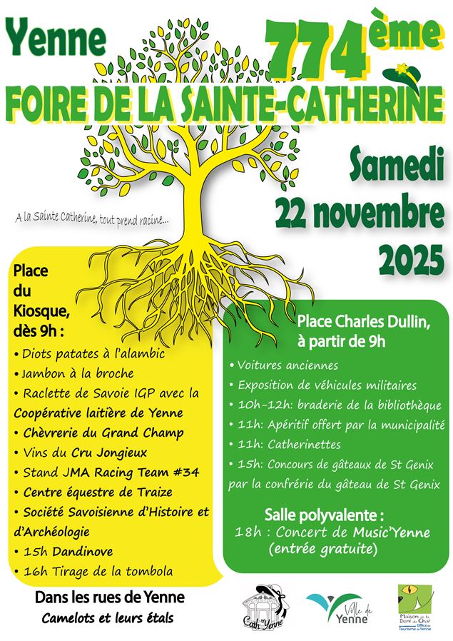 774ème Foire de la Sainte-Catherine à Yenne_Yenne