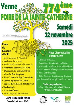 774ème Foire de la Sainte-Catherine à Yenne_Yenne