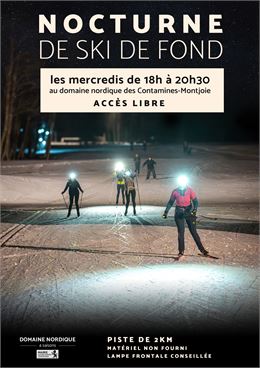 Nocturne de ski de fond_Les Contamines-Montjoie - Les Contamines Tourisme