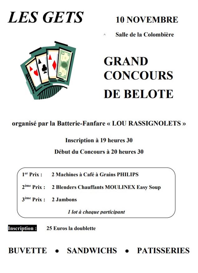 Grand concours de belote_Les Gets - Batterie fanfare