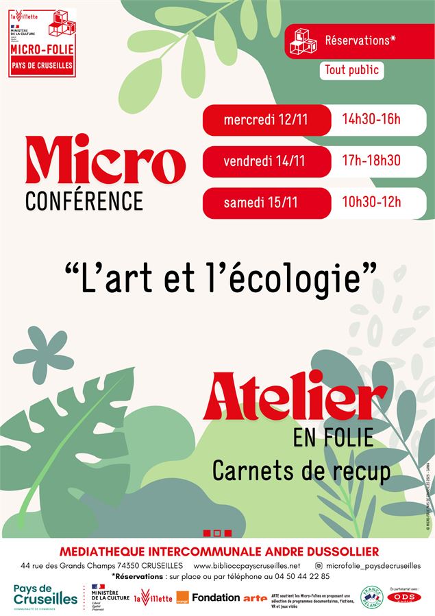 L'art et l'écologie_Cruseilles - Micro-Folie Pays de Cruseilles