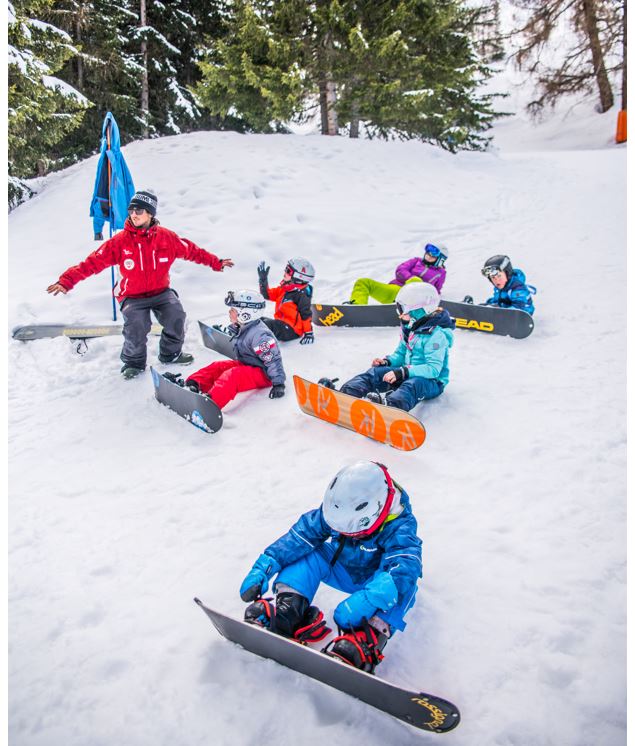 Initiation au snowboard_Thyon