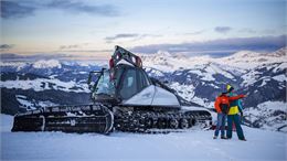 Rencontre avec un dameur_Les Saisies