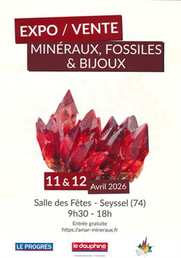 Exposition vente de minéraux & fossiles_Seyssel
