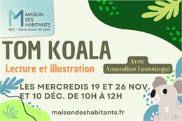 Atelier créatif - Tom Koala - Maison des Habitants