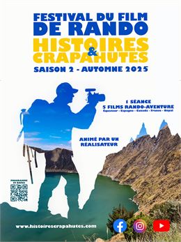 Affiche du festival du film de rando HISTOIRES & CRAPAHUTES - Histoires & Crapahutes